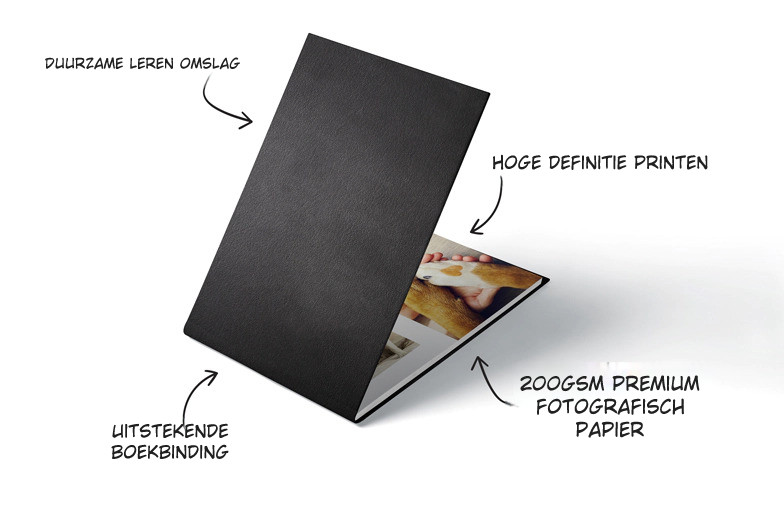 Leren Fotoboeken