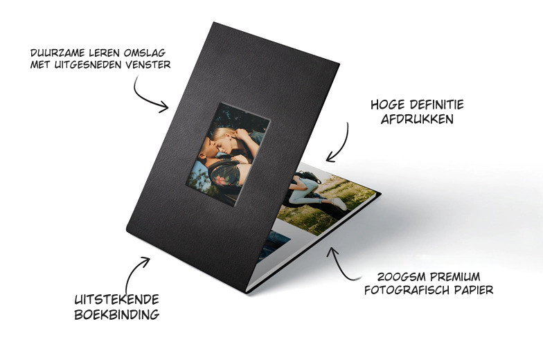 Fotoboeken met Vensteruitsnede