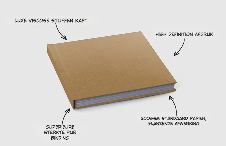 Deluxe Stoffen Fotoboeken