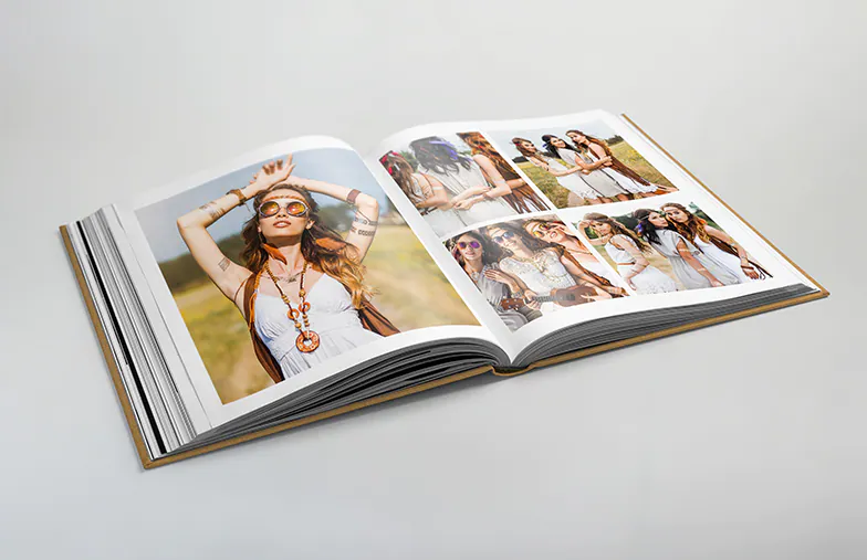 Deluxe Stoffen Fotoboeken